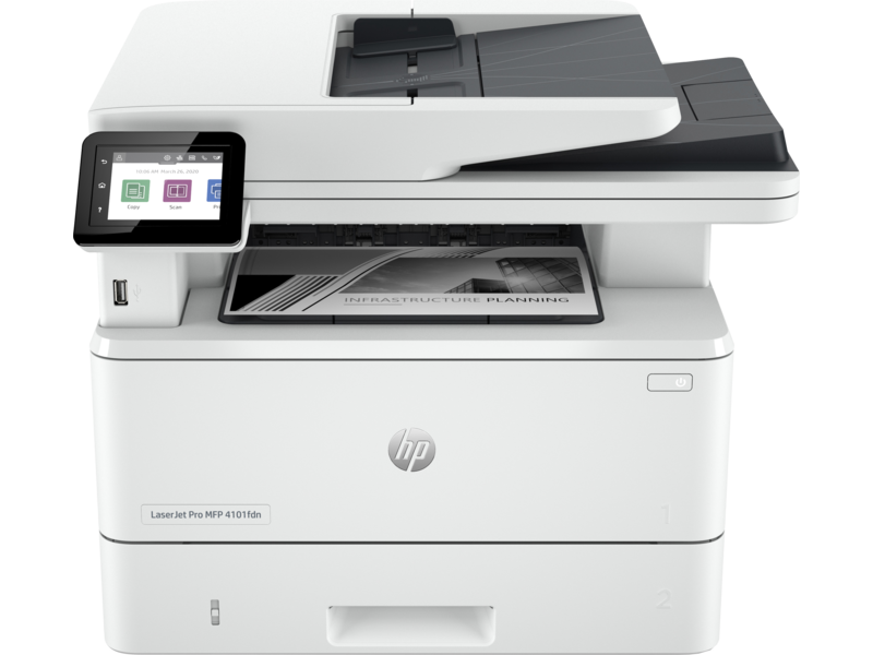 HP Printer LaserJet Pro MFP 4102dw - 2Z622F