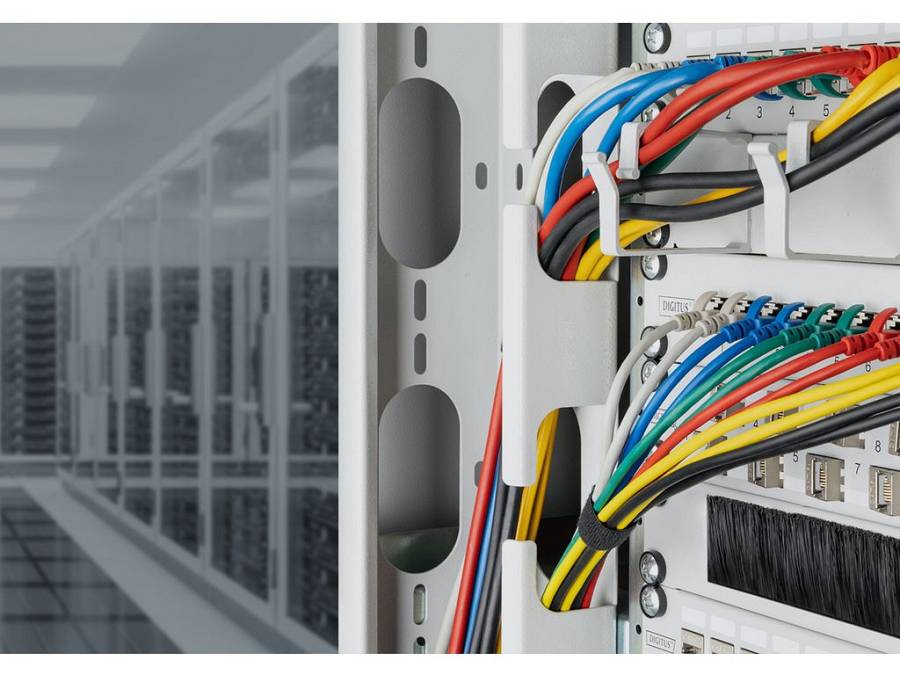 DIGITUS Patchkabel CAT 6A F/FTP Slim 2,00m rot