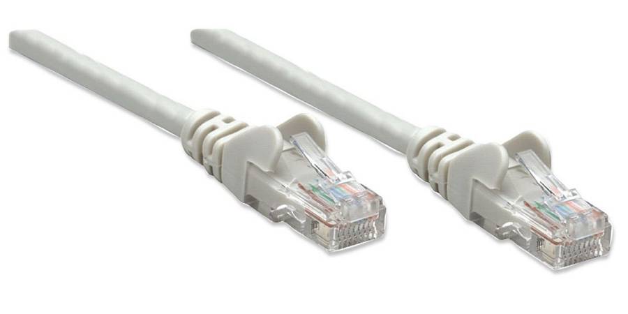 Cat5e UTP, RJ-45, M/M, 20m, Grey