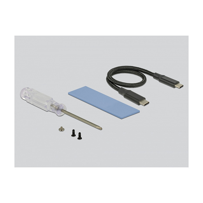 Delock 42600 - Externes Gehäuse für M.2 NVMe PCIe SSD USB 3.1 - HDD-Wechselrahmen - USB