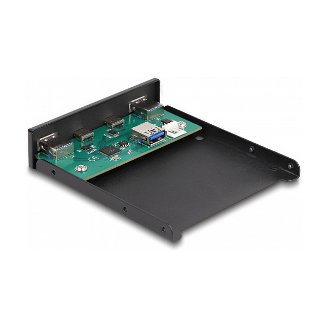 DELOCK 8.89cm 3.5Zoll USB 3.2 Gen 1 Front Panel 2 x USB Type-C + 2 x USB Typ-A
