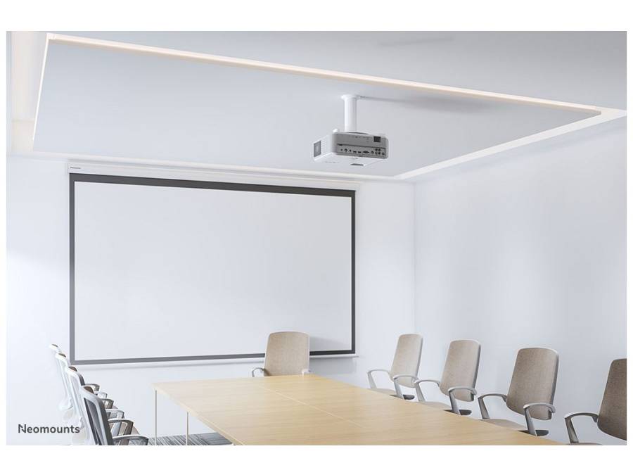 Newstar Universal Projector Ceiling Mount, Height Adjustable (8-15cm) - White