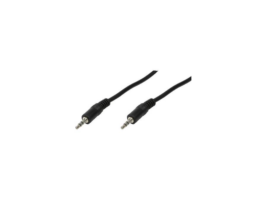 LogiLink , Audio cable , stereo mini jack (M) to stereo mini jack (M) , 10 m , black
