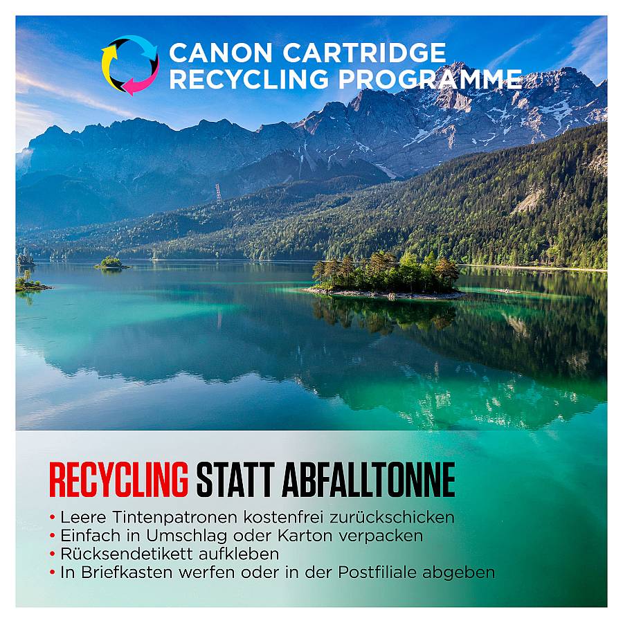 Canon PGI-2500 BK/C/M/Y Multipack , 4-pack , black, yellow, cyan, magenta , original , ink tank , for MAXIFY iB4050, iB4150, MB5150, MB5155, MB5350, MB5450