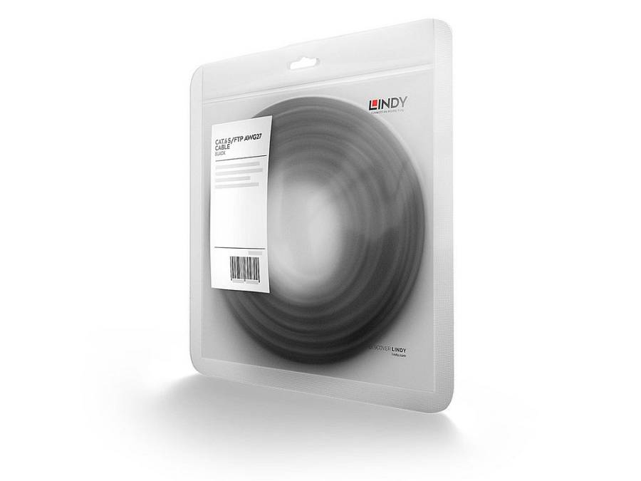 LINDY Patchkabel Cat6 S/FTP schwarz 2.00m