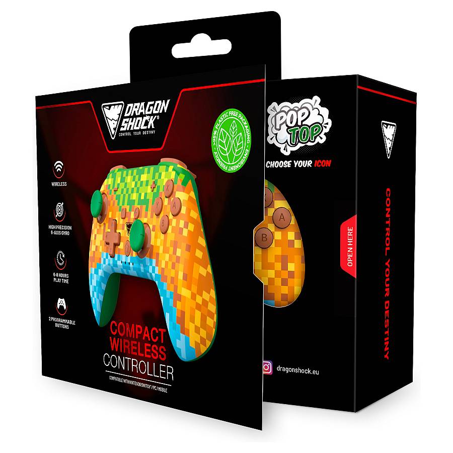 Dragonshock Controller Poptop Wireless Cubes Switch