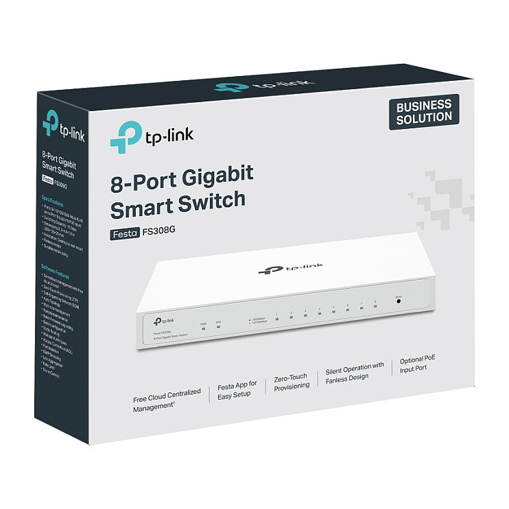 TP-Link Smart Switch Festa FS308G 8-Port Gigabit