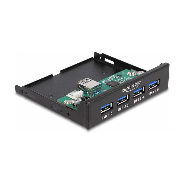 DELOCK Interner 8.89cm 3.5Zoll USB 3.2 Gen 1 Hub 4 Port