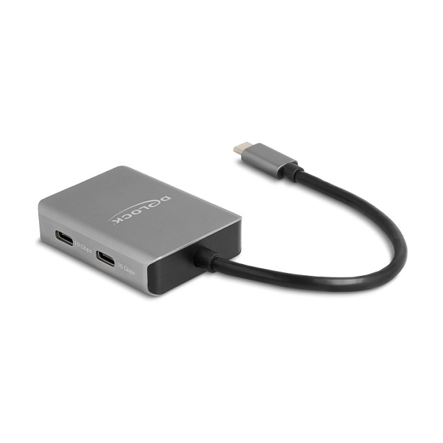 DELOCK USB 10 Gbps 4 Port USB Type-C Hub mit USB Type-C Anschluss