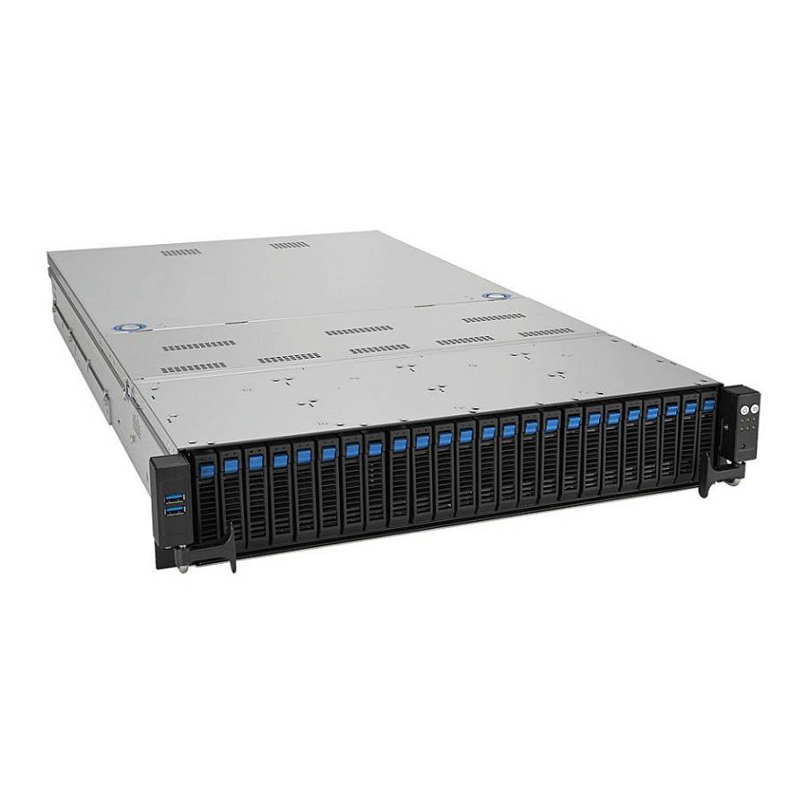 Server bluechip SERVERline R52212a 2HE Rack. 2 x Intel® Xeon® Silver 4410Y 64 GB 2x960GB SSD Avago 9560-8i.