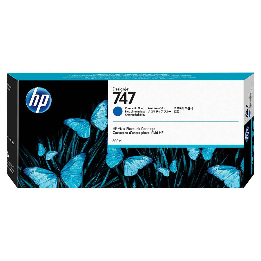 HP Tinte 746 P2V85A Blau Chrom