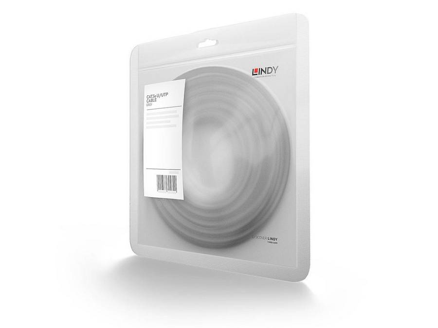 Cat.5e U/UTP Cable, Grey, 1m