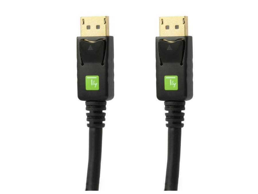 DisplayPort, M/M, 0.5m, Black