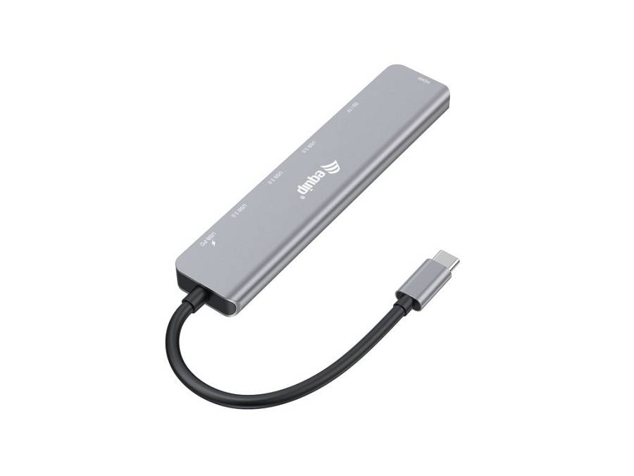 Equip Dock  7-1 USB-C->HDMI,3xUSB-A,SD/TF,100W USB-C   0.25m