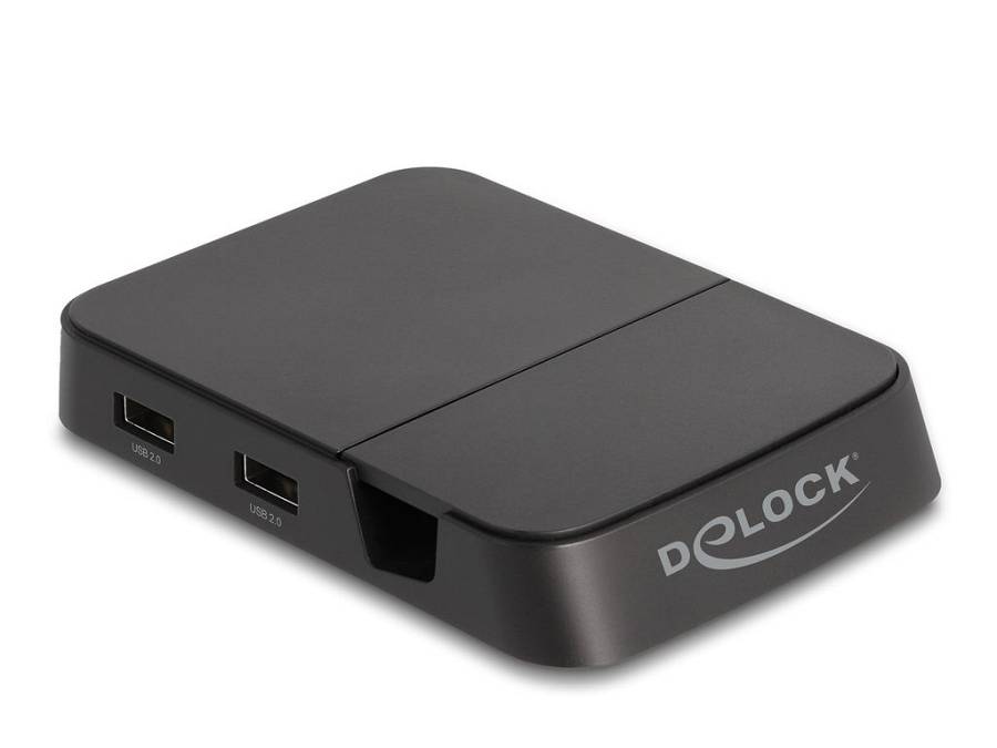 DELOCK Smartphone Dockingstation 4K mit integrierter Halt.
