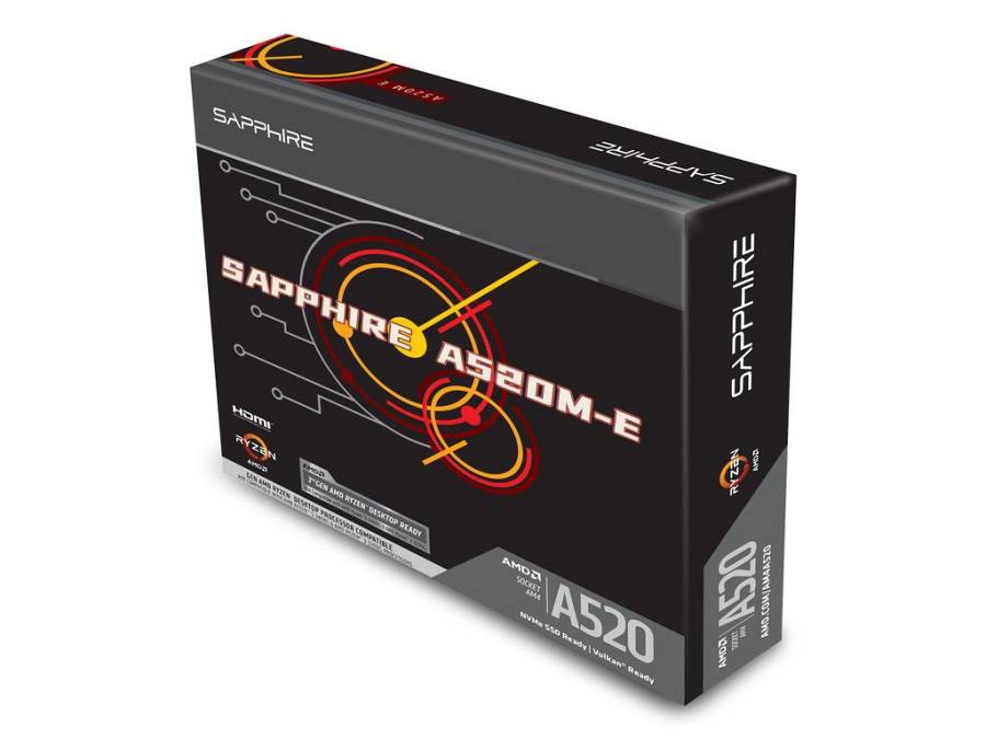Sapphire MB A520M-E                        AMD,AM4,DDR5,MATX