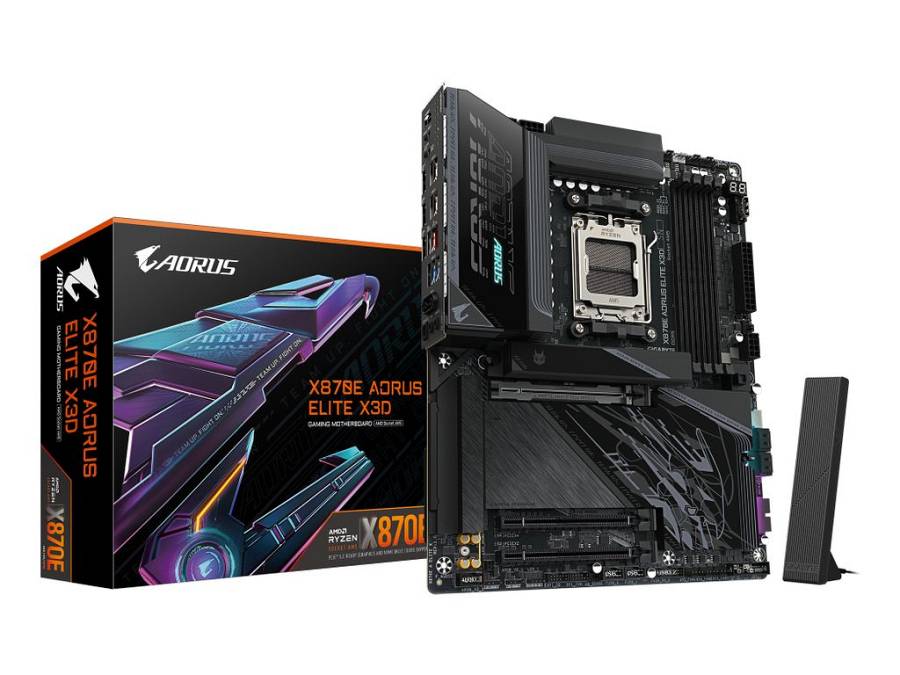 Gigabyte X870E AORUS ELITE X3D    (X870,AM5,ATX,DDR5)