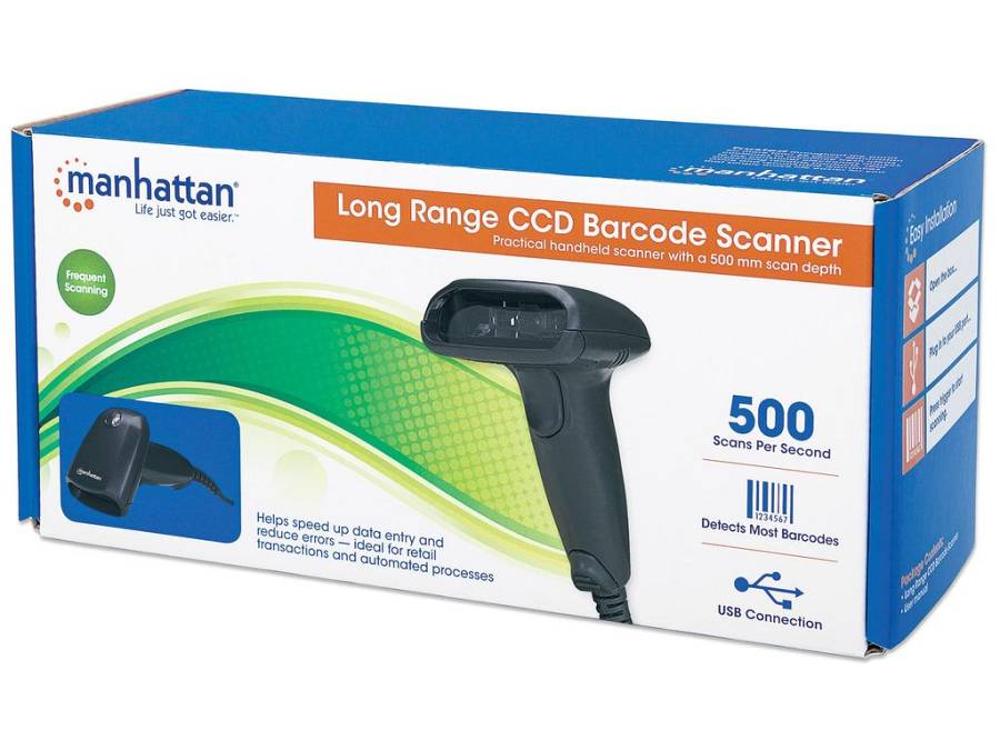 Long Range CCD Barcode Scanner