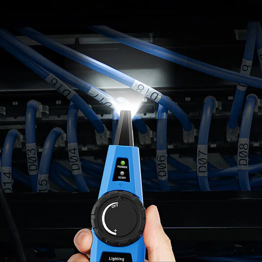 Noyafa Wire Tracker & Digital Multimeter with Cable Length Measurement, PoE Testing, NCV Detection, and LCD Display NF-B509
