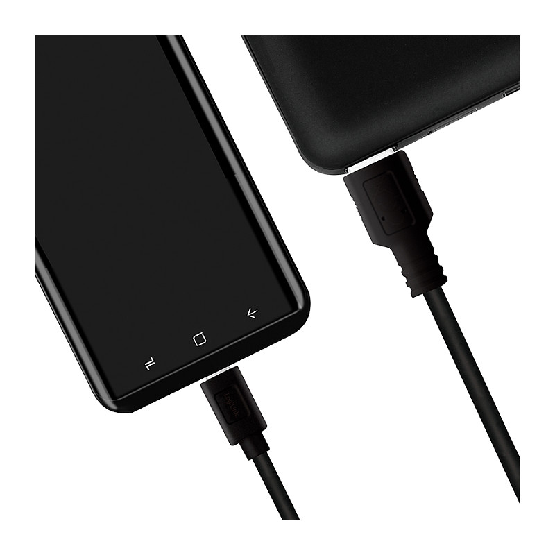 USB3.2 A > USB-C (ST-ST) 3m LogiLink Black