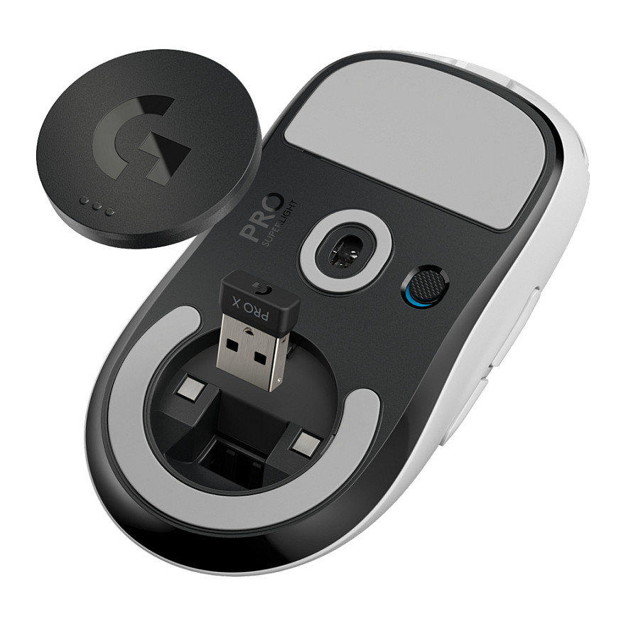 Logitech Pro X Superlight Lightspeed Wireless Gaming Mouse Optisch Weiß