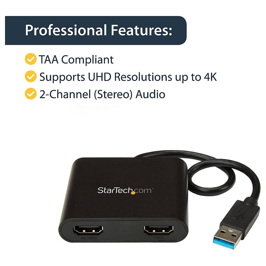 3.0 Adapter USB -> 2x HDMI