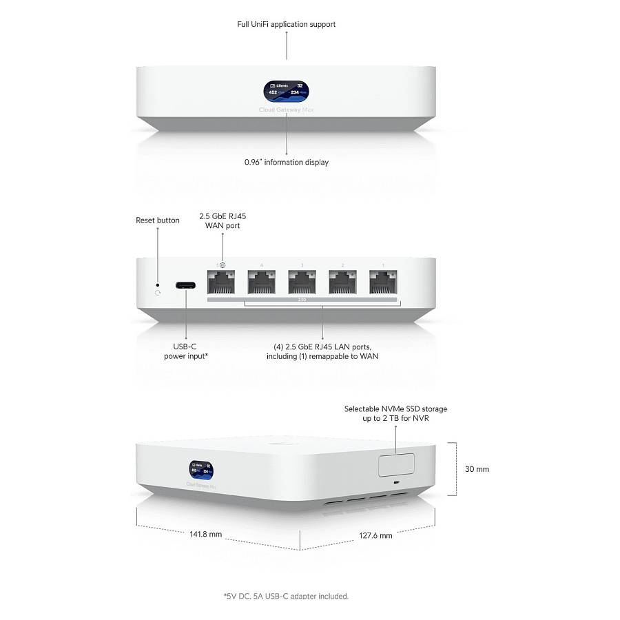Router Ubiquiti UniFi Cloud Gateway Max - UCG-Max