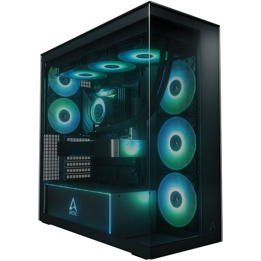 Arctic Xtender black window w/o GPU vertical mount