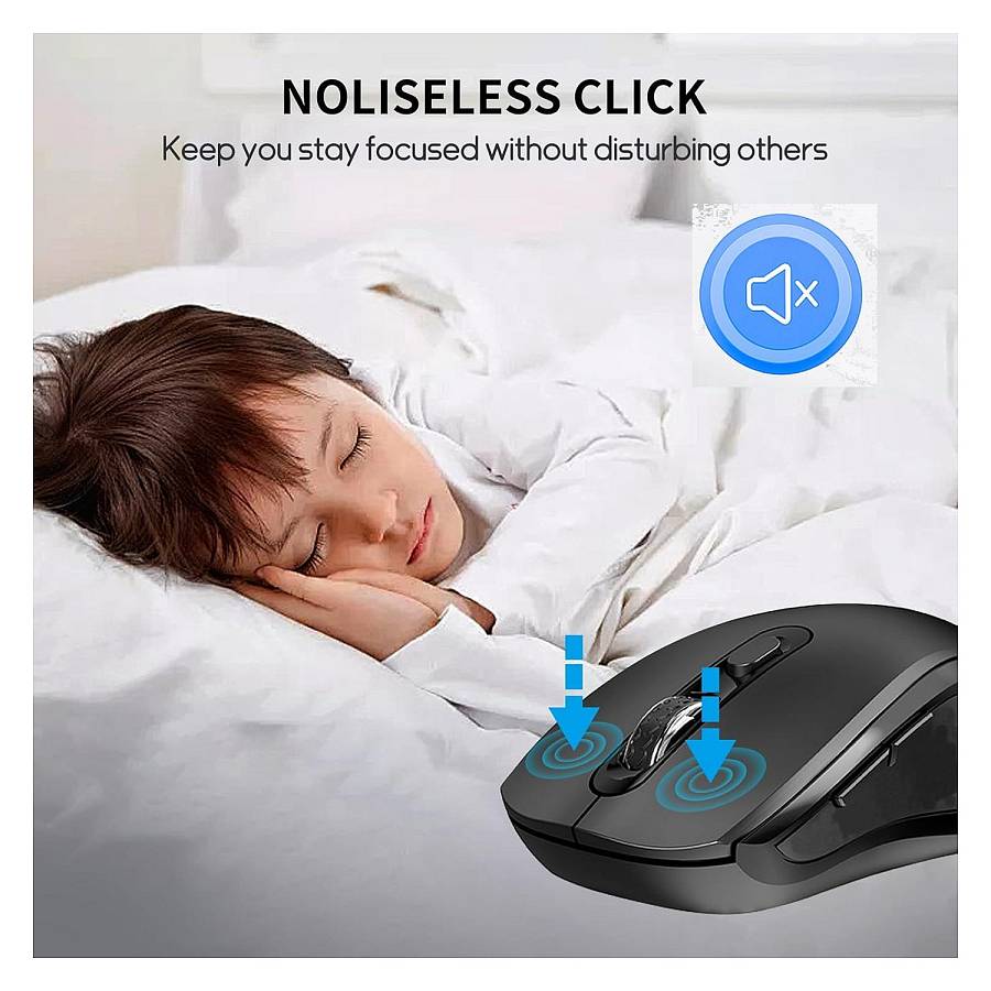 Equip Kompaktmaus Wireless Dual Mode 6Btn L+R schwarz