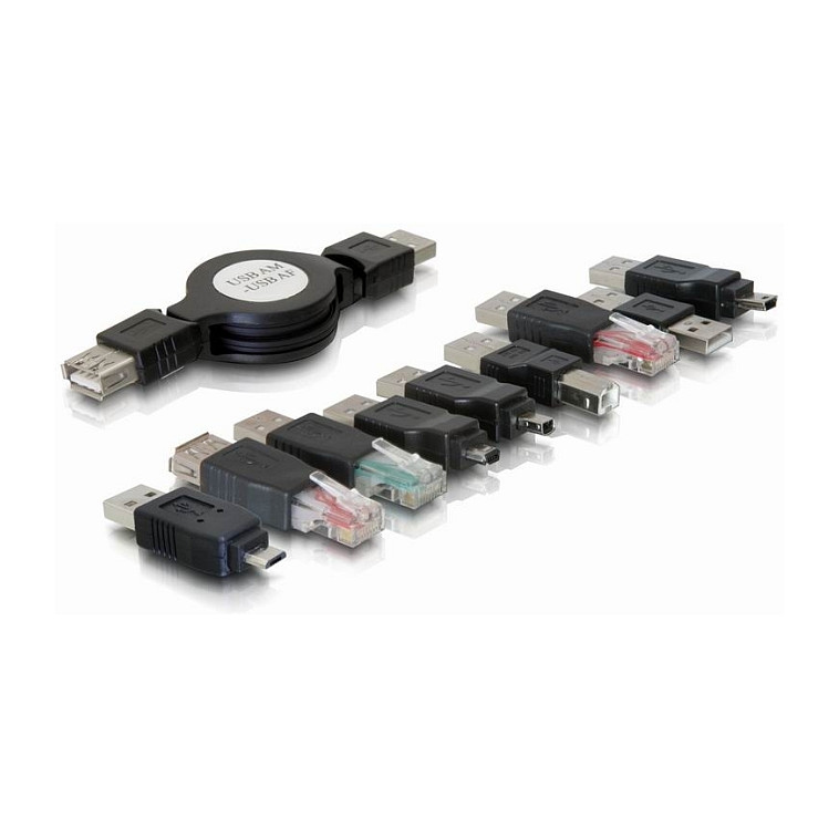 Delock USB Adapterkit 10-teilig