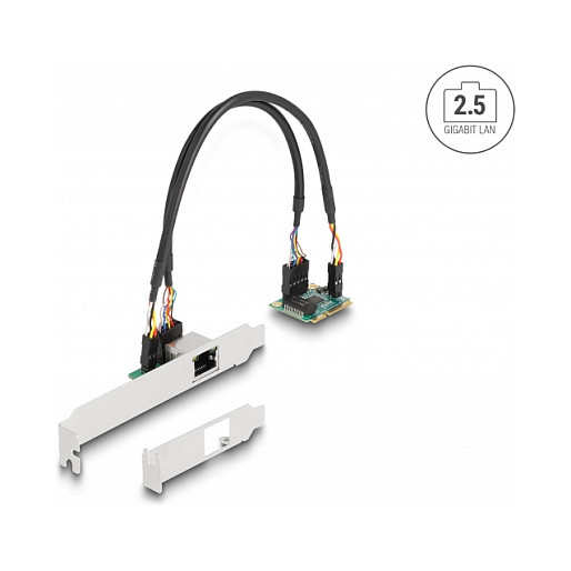 Mini PCIe I/O PCIe half size 1 x RJ45 2.5 Gigabit LAN