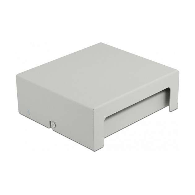 Delock Keystone Patchpanel 6 Port grau