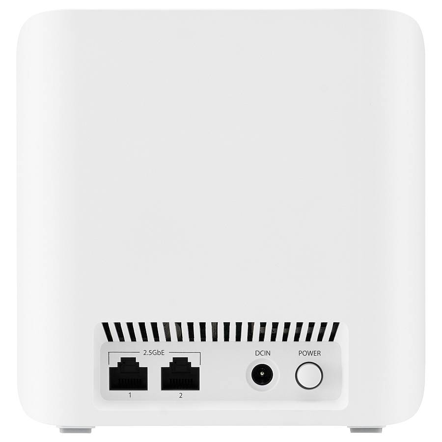 ASUS ZenWiFi BD4 WiFi 7 Mesh System 2er-Pack Weiß WLAN BE3600 Dualband. 2x 2.5G WAN/LAN (pro Einheit). Abdeckung bis zu 455 m²