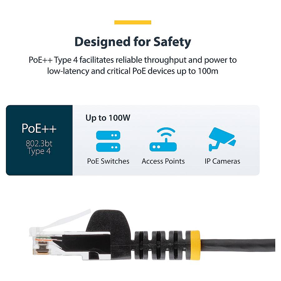 STARTECH.COM 1m CAT6 Cable - Grey Slim CAT6 Patch Cable - Snagless RJ45 Connectors - LSZH - 28 AWG Copper Wire