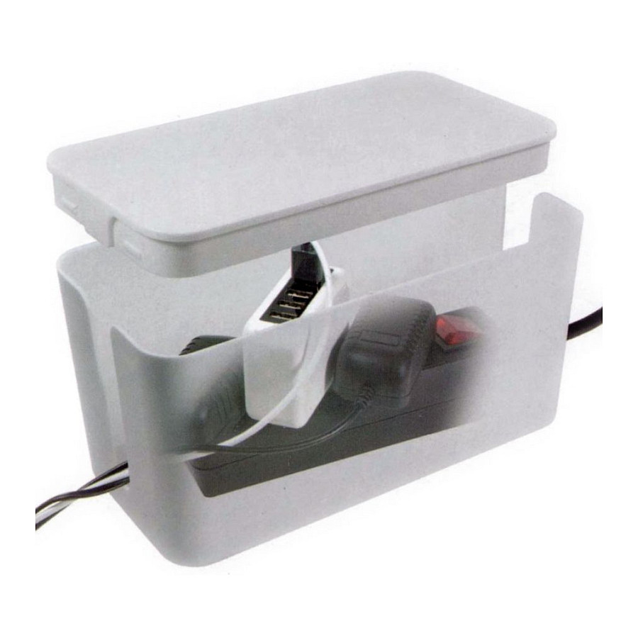 VALUE Kabel-Box. klein. wei