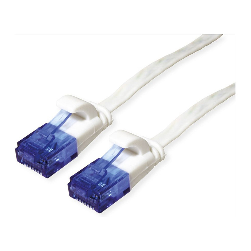 VALUE Patchkabel Cat.6A (Class EA) UTP. extra-flach. wei. 3 m