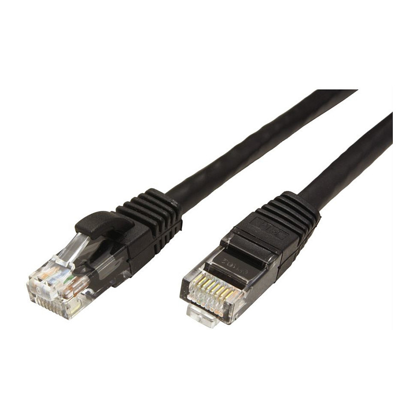 VALUE Patchkabel Cat.6A (Class EA) UTP. schwarz. 0.3 m