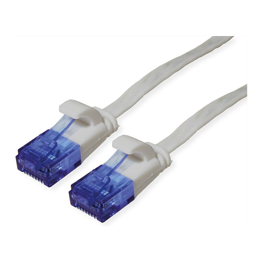 VALUE Patchkabel Cat.6A (Class EA) UTP. extra-flach. grau. 2 m