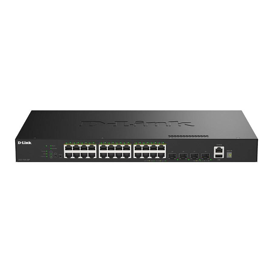 D-Link DGS-1530-28P/E 28-Port Smart Manag.PoE GB Sw. 4x10G