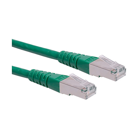 ROLINE Patchkabel Kat.6 Class E S/FTP PiMF grn 1.5m