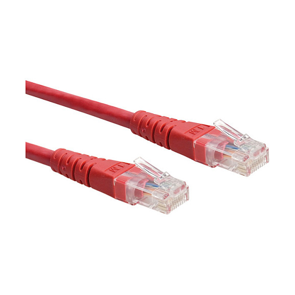 ROLINE Patchkabel Kat.6 Class E UTP rot 0.3m