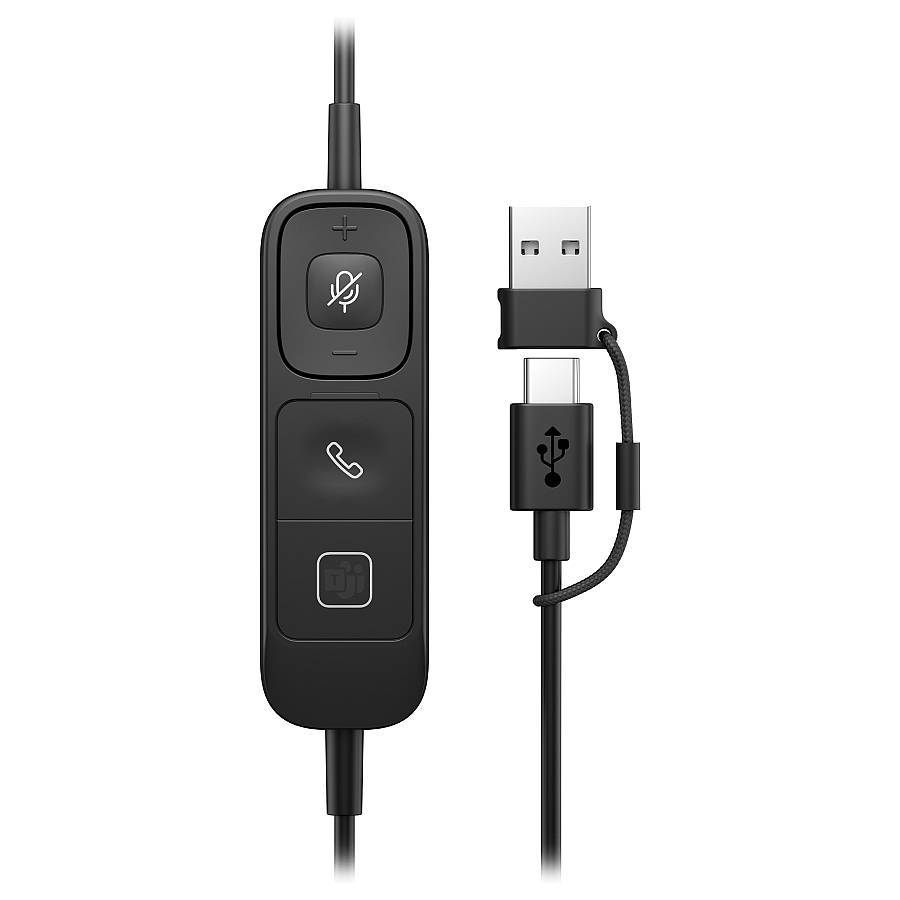 Poly Mission 615 Monaural USB Wired Headset (Bulk)