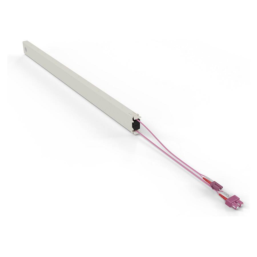 Patchbox patchbox.one Kupferkassette 46RU (2.5 m). LWL OM4. LC-SC. erikaviolett