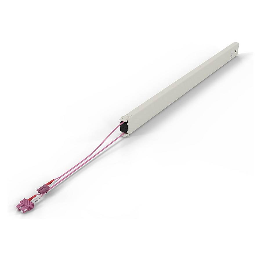 Patchbox patchbox.one Kupferkassette 46RU (2.5 m). LWL OM4. LC-SC. erikaviolett