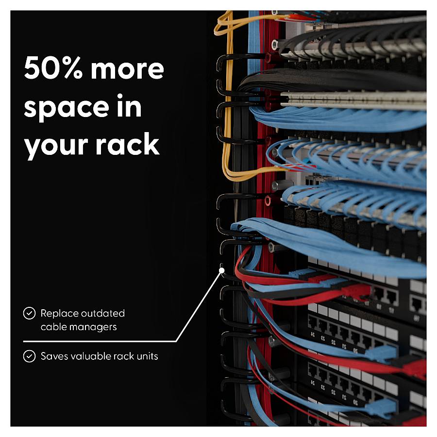 Patchbox patchbox.one Kabeleinzugssystem 30RU/OM4 (1.8 m) mit 24 Kassetten. LWL OM4. LC-LC. Kabel erikaviolett