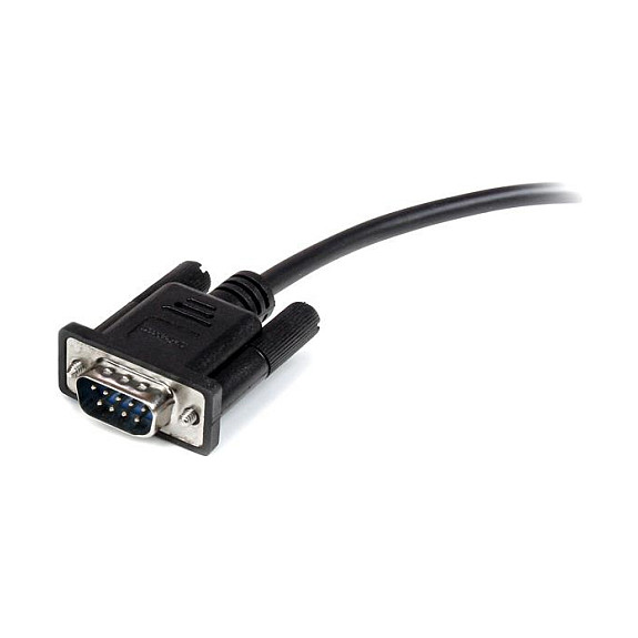 StarTech 2m Black Straight Through DB9 RS232 Serial Cable - M/F