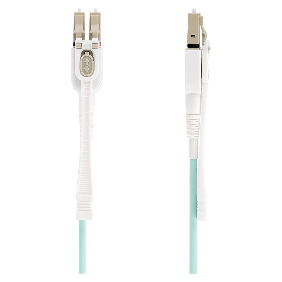 StarTech 3m LC/LC-UPC OM4 Multimode Glasfaser Patchkabel. Push-Pull - Patch-Kabel - LC/UPC Multi-Modus (M)