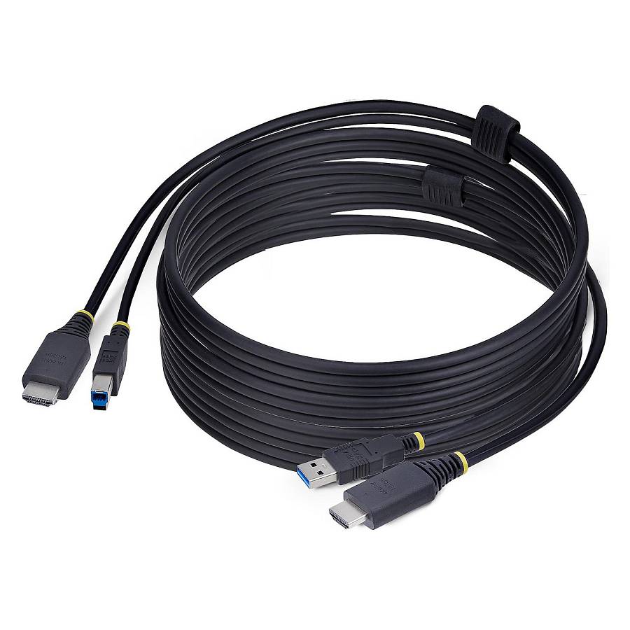 StarTech 10ft (3m) HDMI and USB 5Gbps KVM Cable - Tastatur- / Video- / Maus- (KVM-)