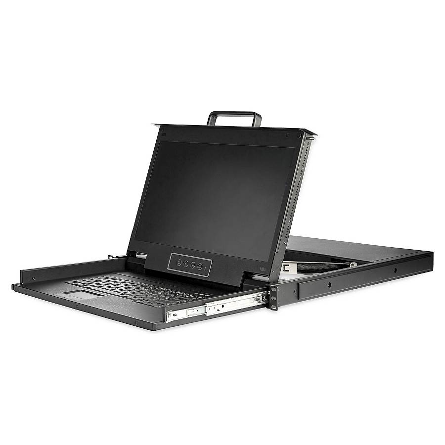 StarTech 1 HE KVM Konsole fr Server Racks - VGA KVM - 173in - 1080p HD