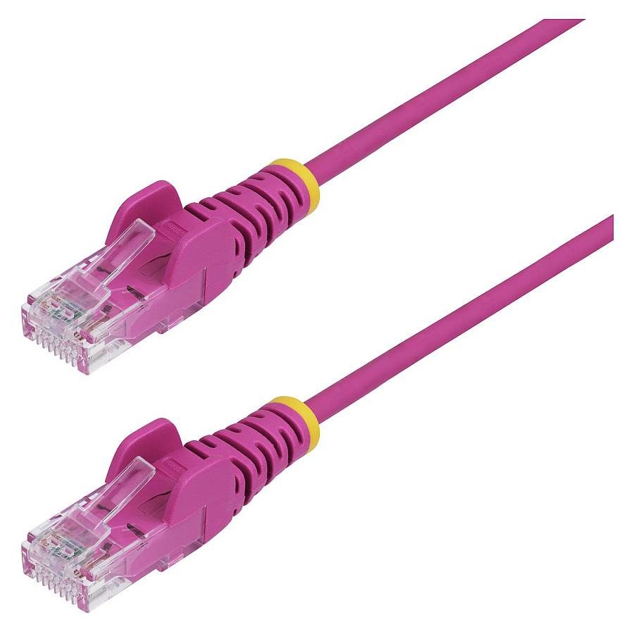 StarTech.com 3m Pink Slim CAT6 Ethernet Cable. Snagless. 28AWG. LSZH - Patch-Kabel - RJ-45 (M)